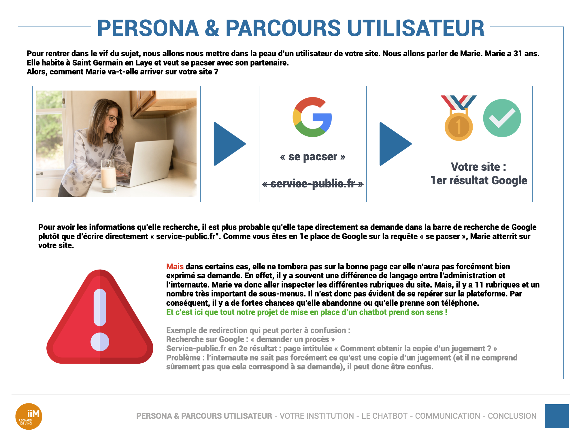 Slide 1 du PowerPoint Service Public