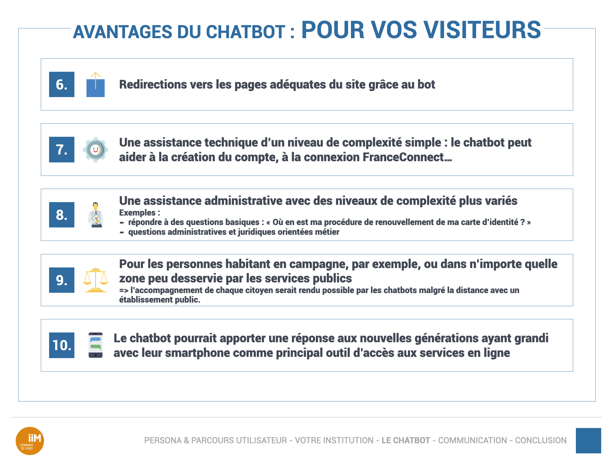 Slide 8 du PowerPoint Service Public